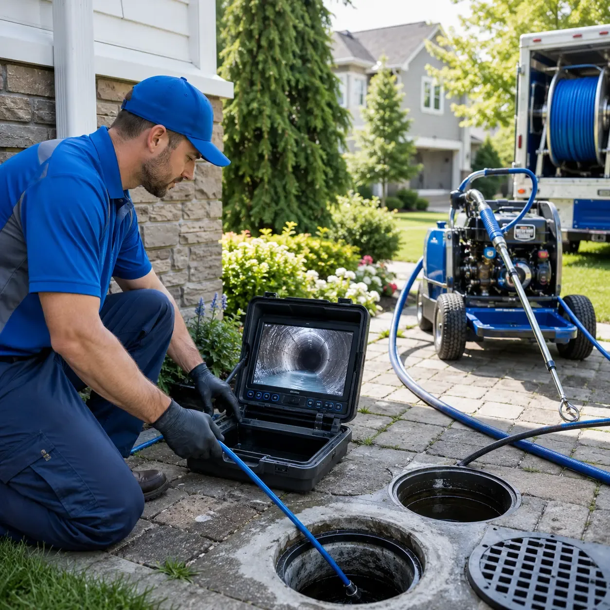 Outdoor drain cleaning professionals serving South Milford, IN